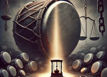 القانون والطبل والمِقرعة